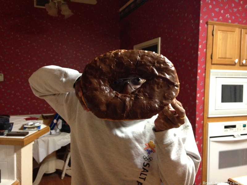 Yes, this is a real donut