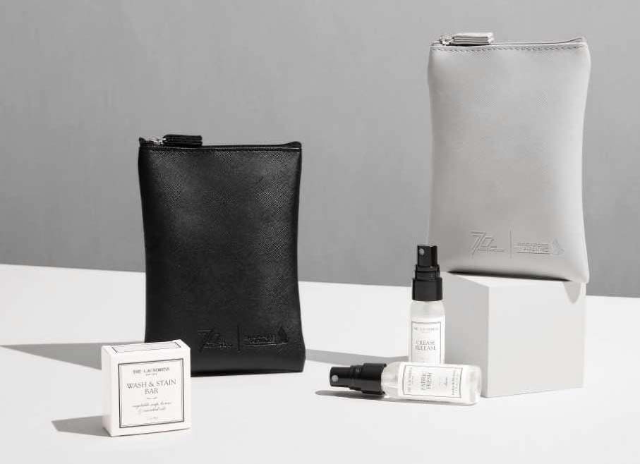 a group of black and white objects