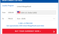 a screenshot of a currency account