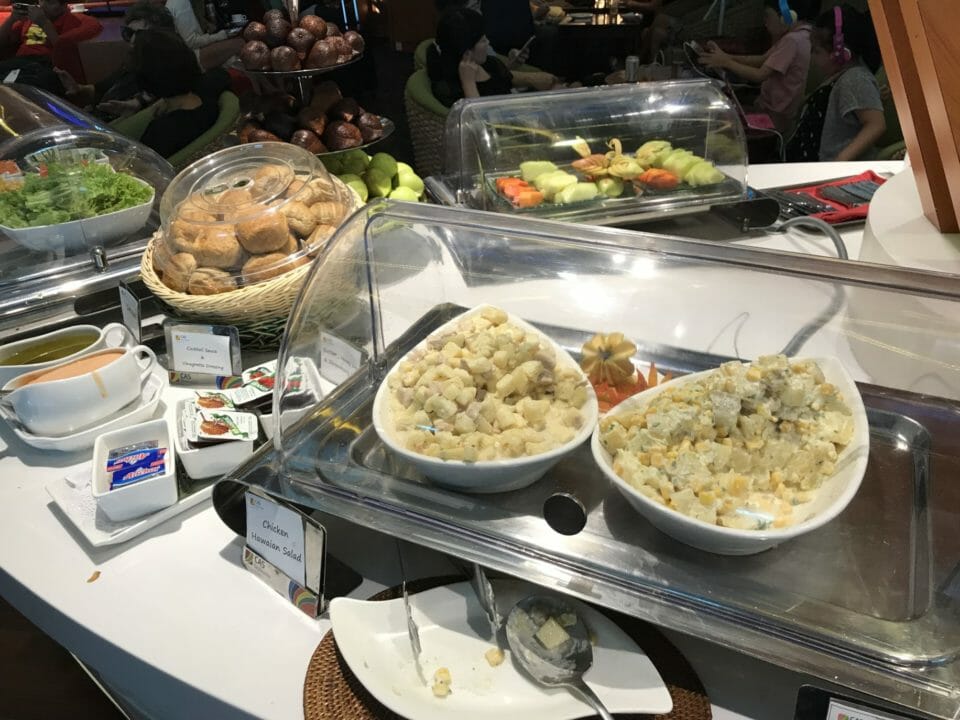 food on a table