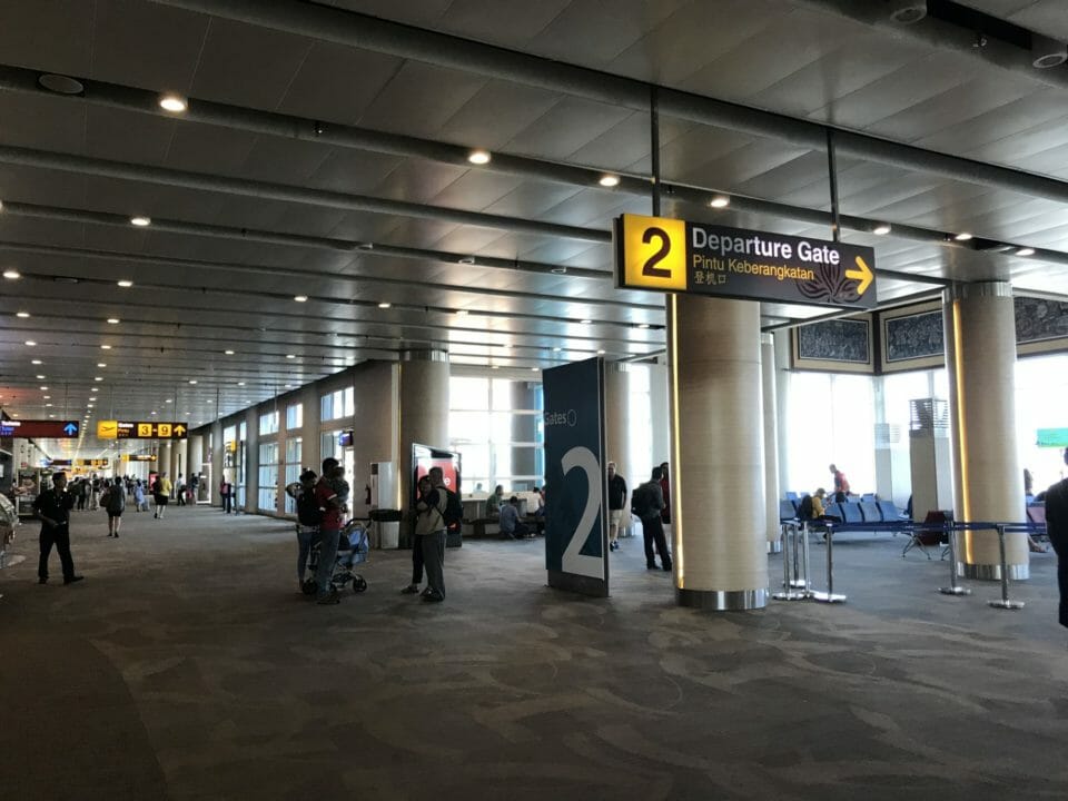 people in an airport