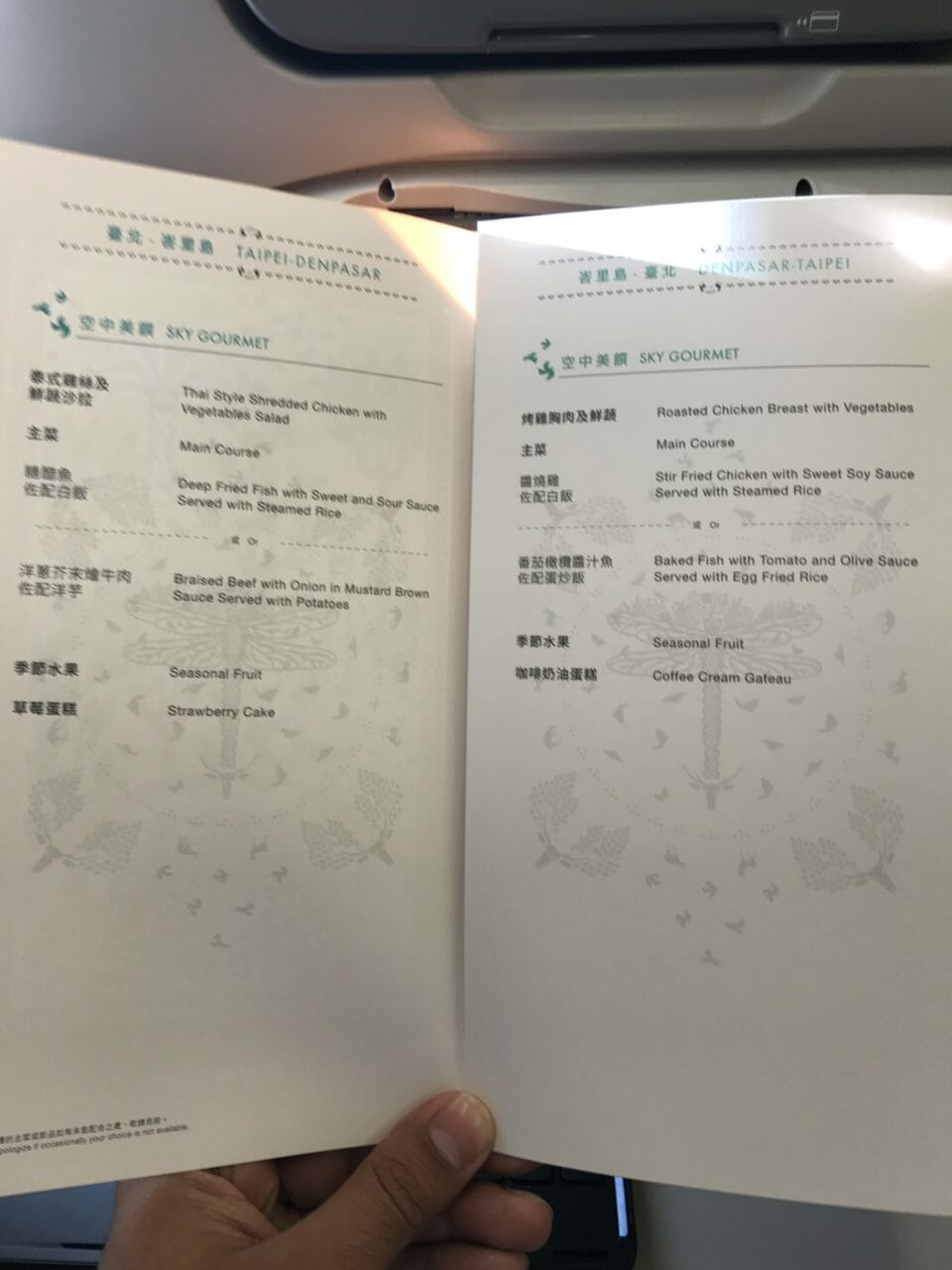 a hand holding a menu