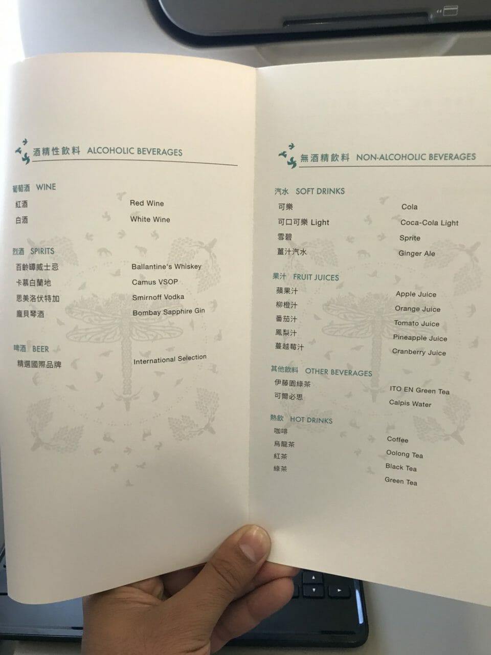 a hand holding a menu