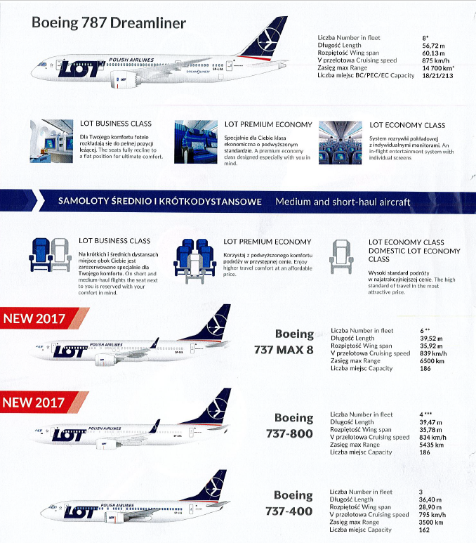 a brochure with a plane