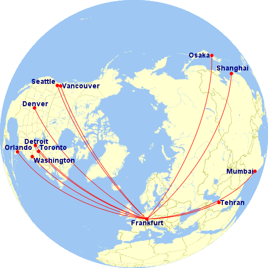 lufthansa route map, See Lufthansa's Livery and Track the Special and ...