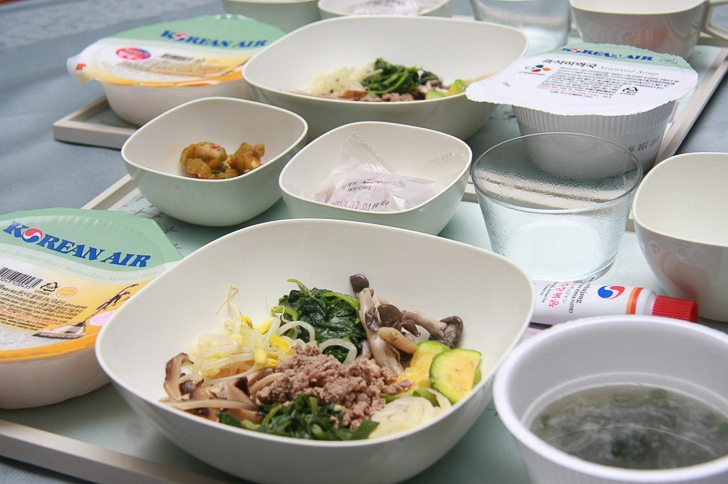 bowls of food on a table