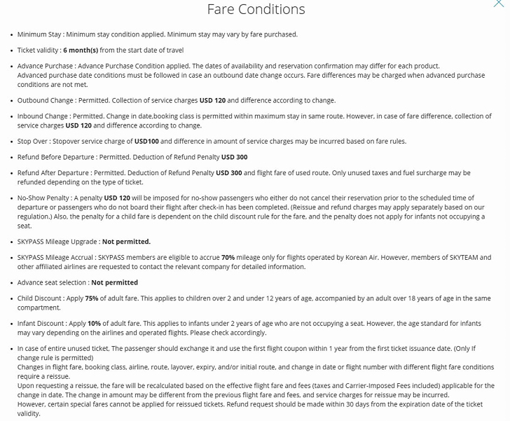 a screenshot of a flight attendant's information