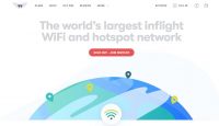 a website with a globe and a map