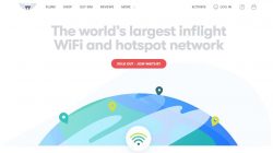 a website with a globe and a map