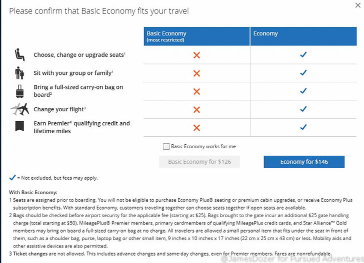 United Basic Economy 