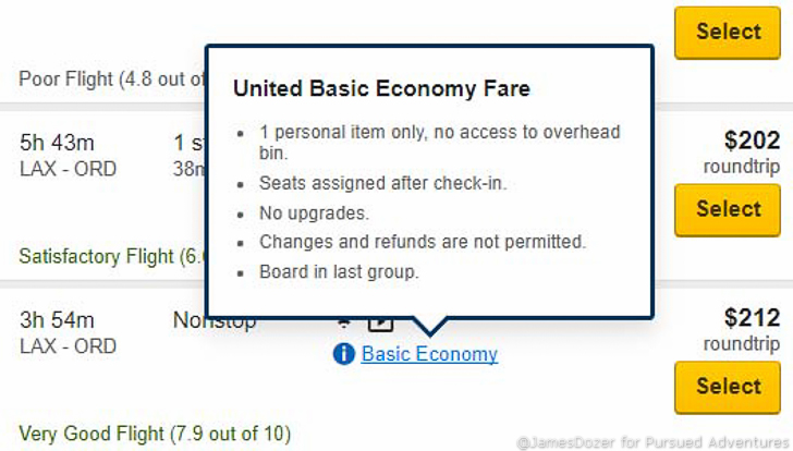 United Basic Economy 