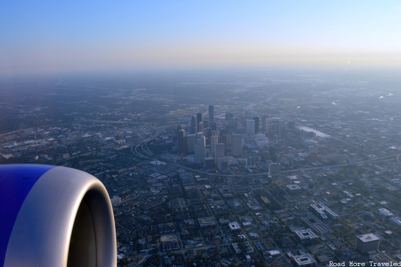 Downtown Houston from the air