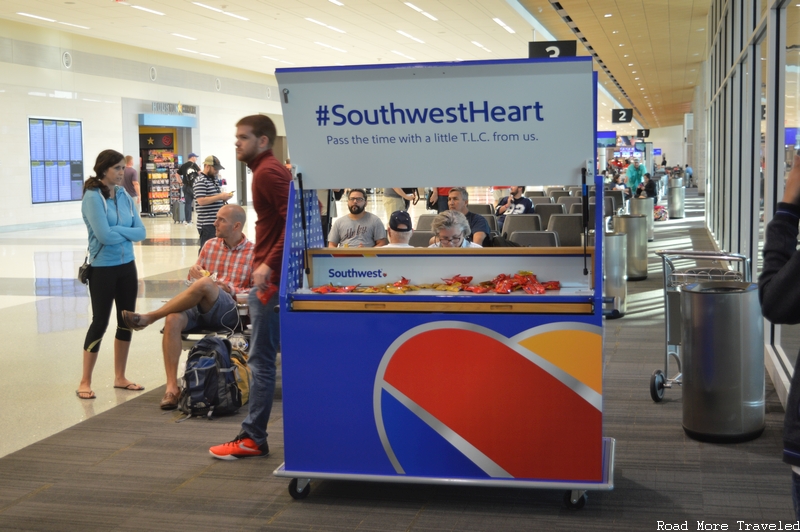 Southwest Boeing 737 MAX 8 launch - HOU Heart Cart