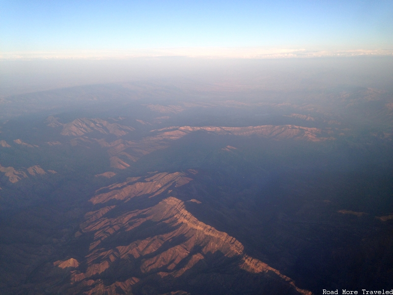 Ventura County mountains at sunset