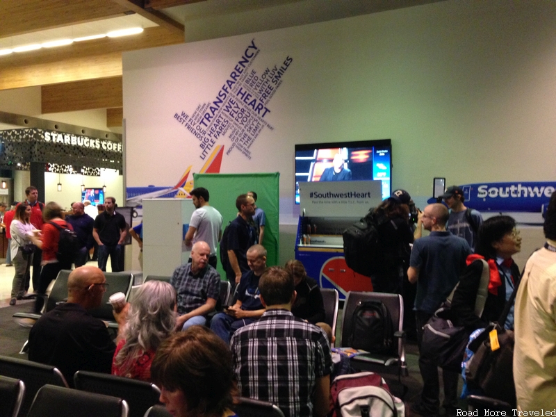 Southwest Boeing 737 MAX 8 launch - photo booth and Heart Cart