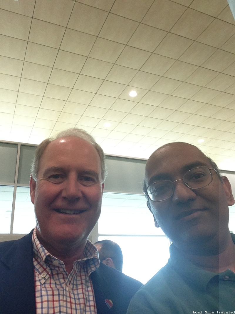 Southwest Boeing 737 MAX 8 launch - CEO selfie