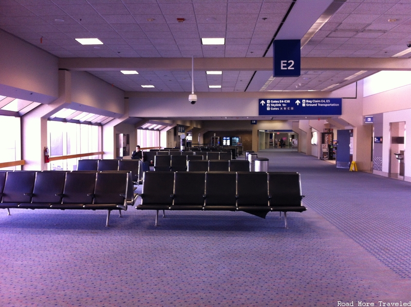 DFW Airport Terminal E - low ceilings