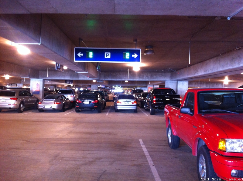 DFW Airport Terminal E - new parking garage signs