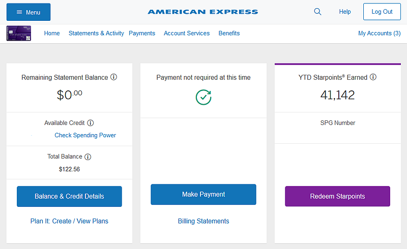 SPG Amex Bonus!