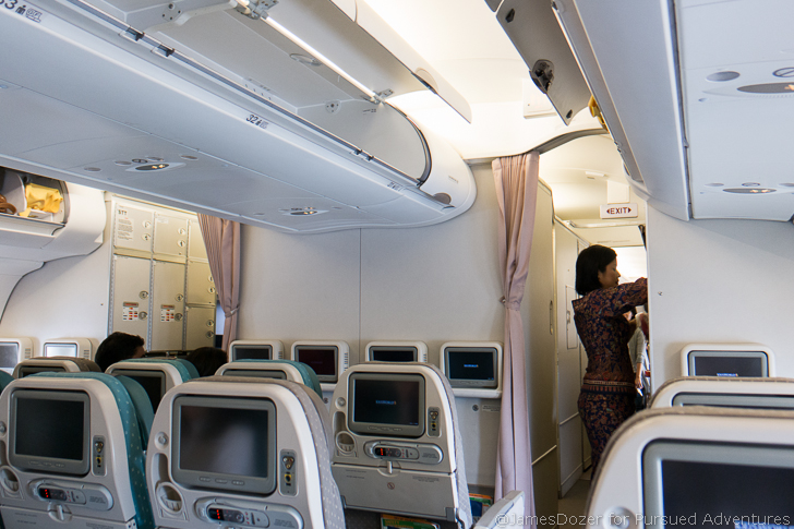 Singapore Airlines A330 Economy Class