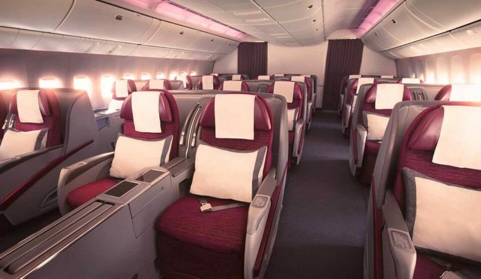 a plane with seats and a seat belt