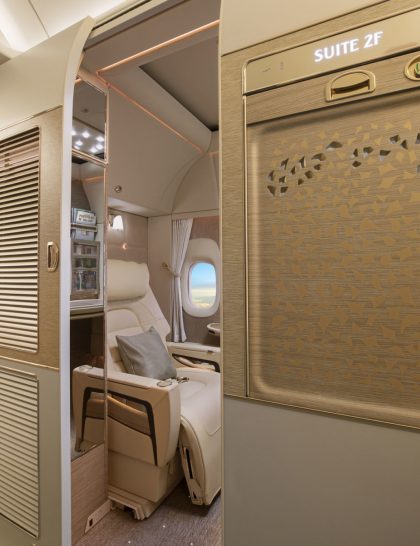 a door to an airplane