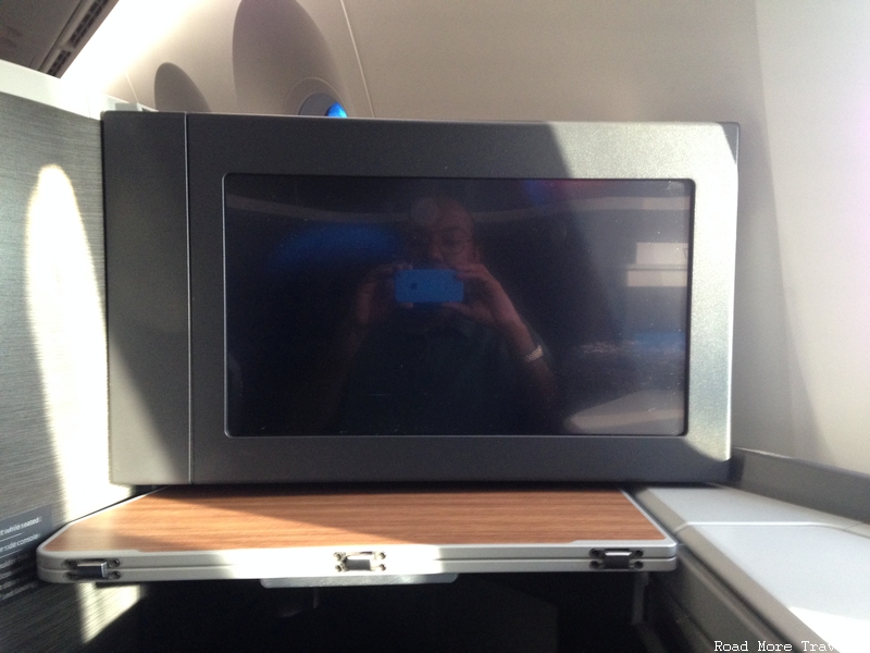 American Airlines B787-9 Business Class - TV screen