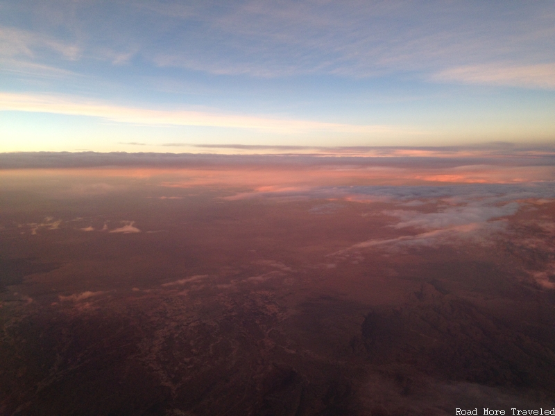 Sunset over New Mexico