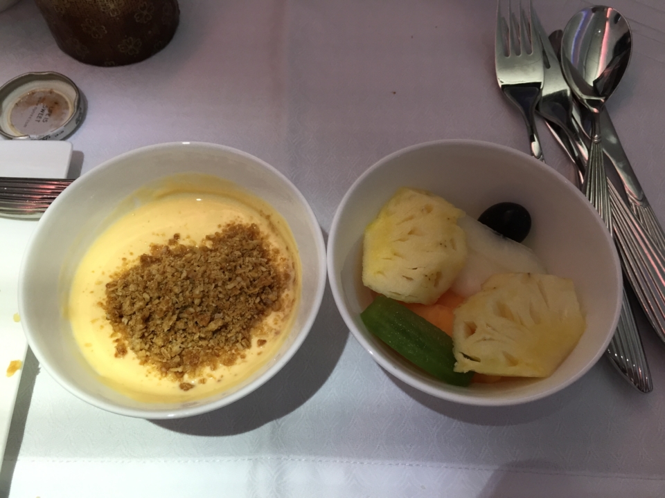 a bowl of food next to a bowl of food