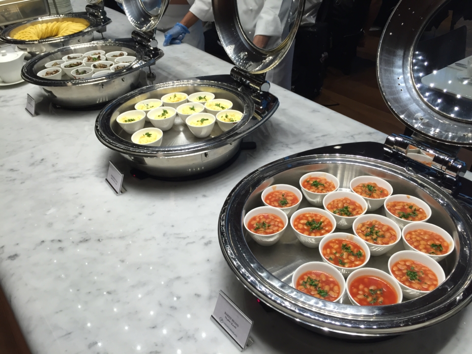 a group of food in containers