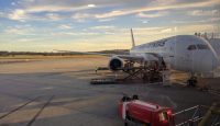 a plane on the tarmac