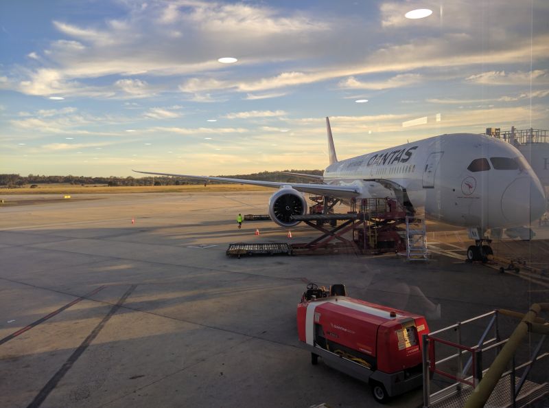 a plane on the tarmac