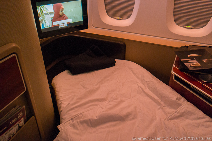 Qantas A380 First Class, Sydney to Los Angeles