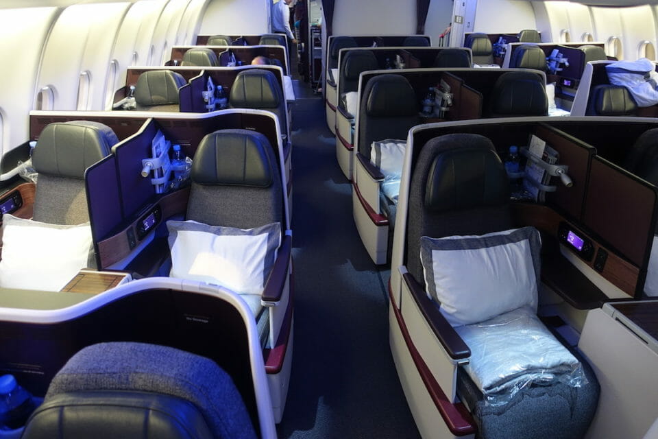 a row of seats in an airplane