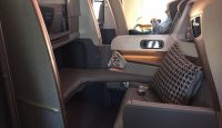 a seat in a plane