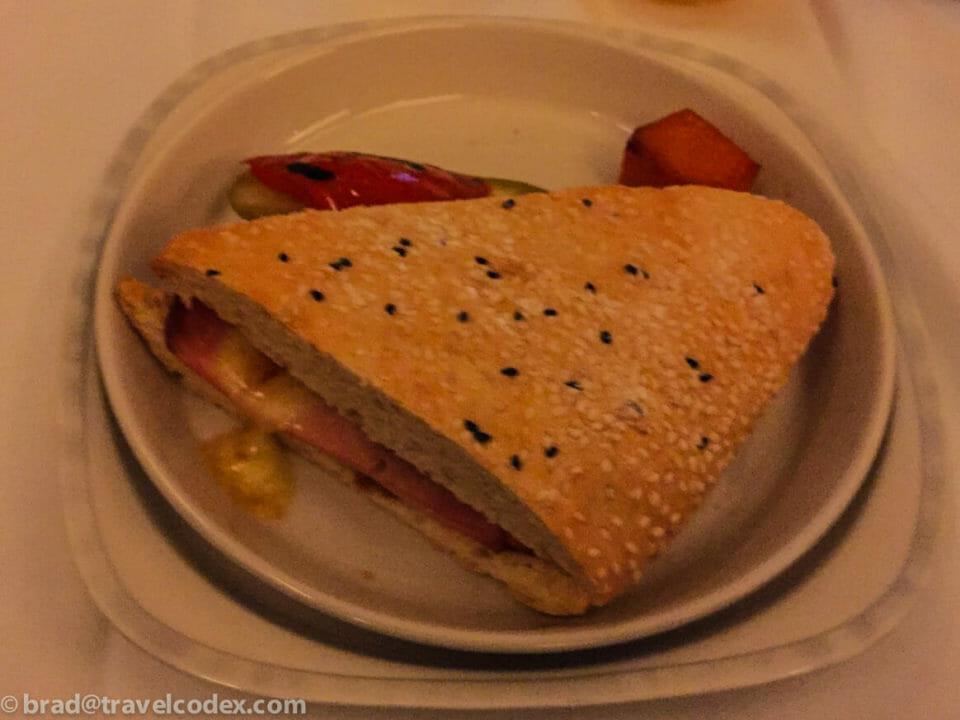 a sandwich on a plate