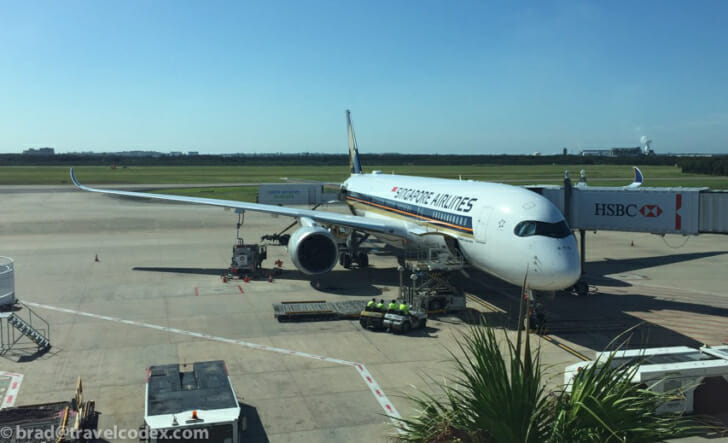 an airplane on the runway