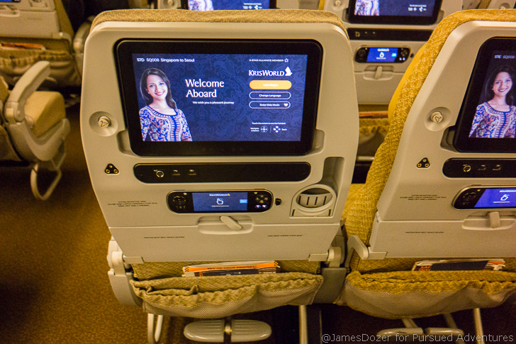 Singapore Airlines Economy Class