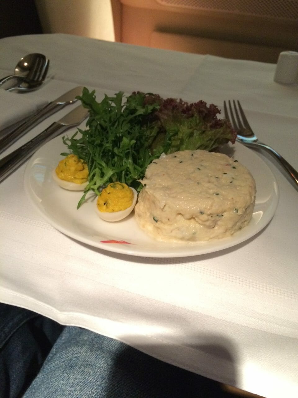 a plate of food on a table