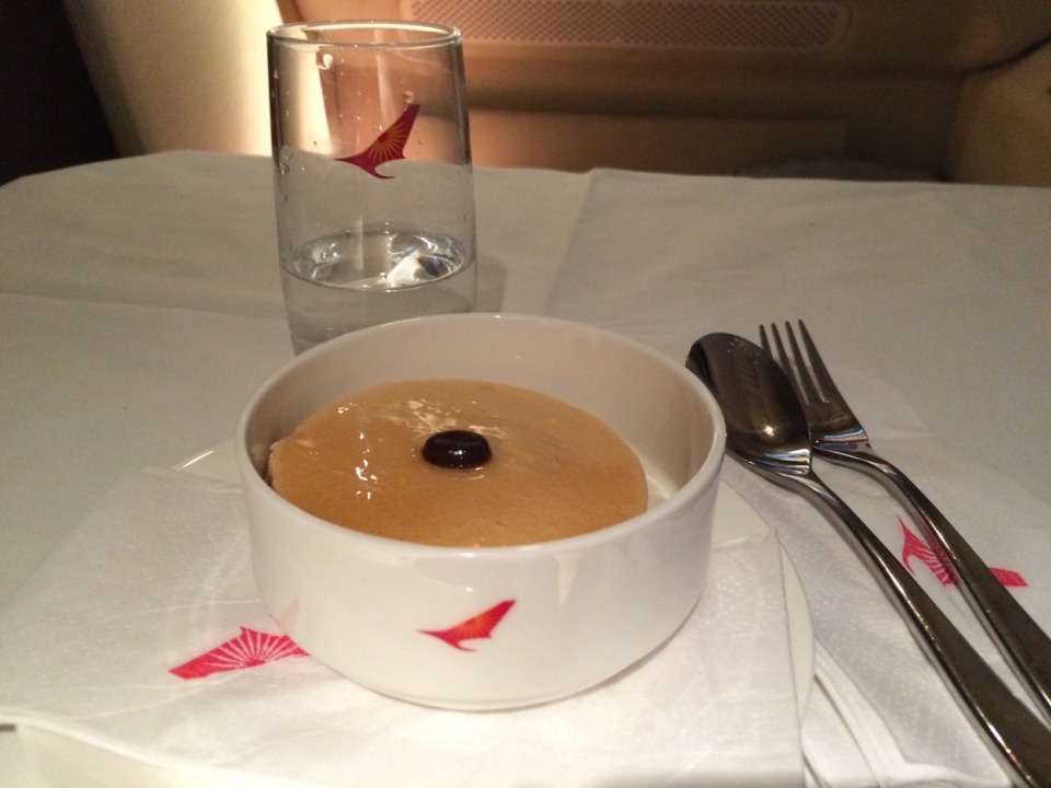 a bowl of food on a table