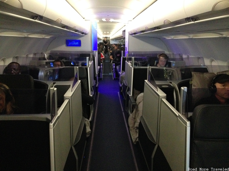 jetBlue Mint - cabin