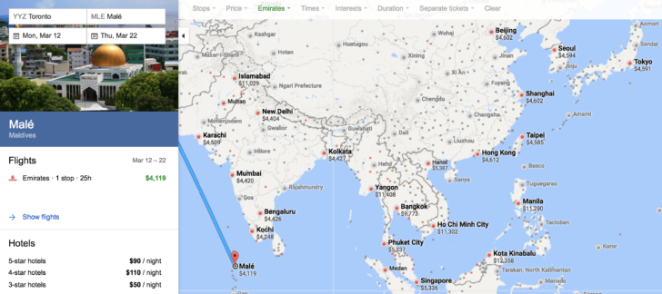 a map of the world