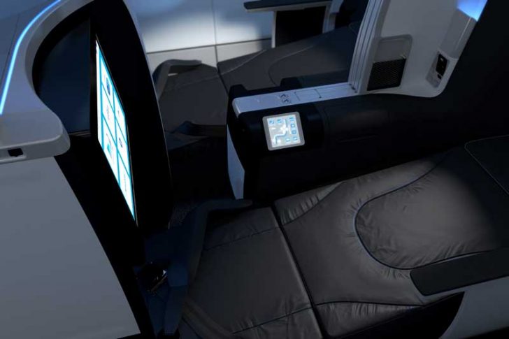 jetBlue Mint - lie flat seat