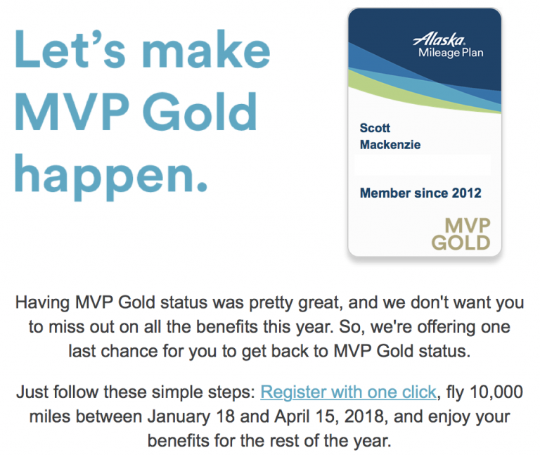 Targeted Alaska Offers Members a Fast Track to Win Back Status