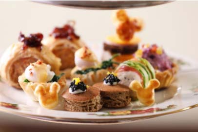 a plate of food on a table