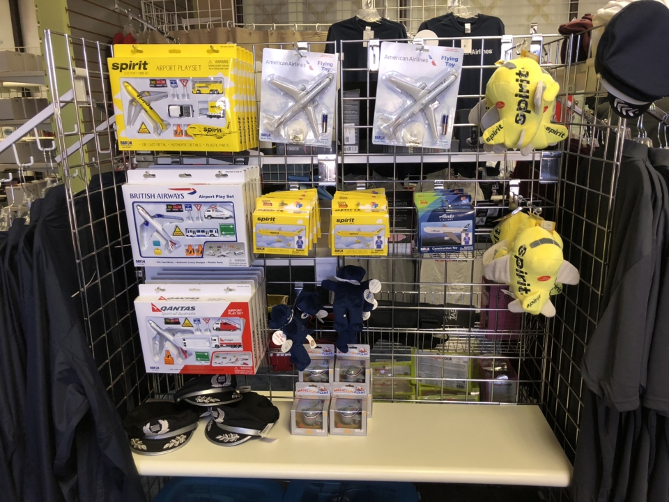 a display of toys and toys in a store