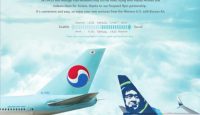 a poster of airplanes in the sky