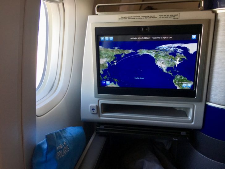 a screen on a plane