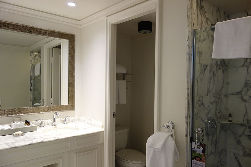 a bathroom with a sink and toilet