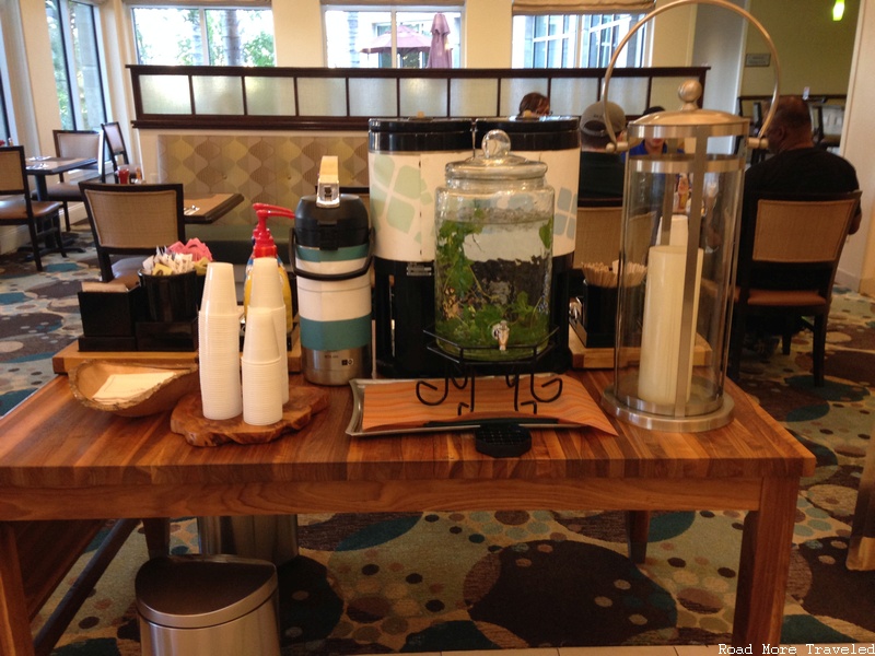 Hilton Garden Inn San Bernardino - lobby coffee station